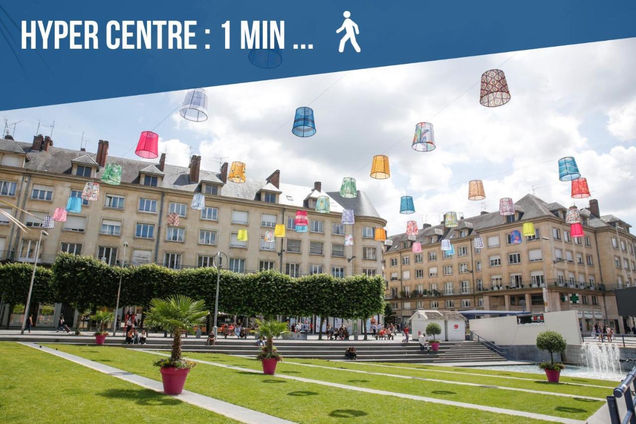 Downtown Rooftop - Centre Ville - Wifi - Terrasse - Netflix 아미앵 외부 사진
