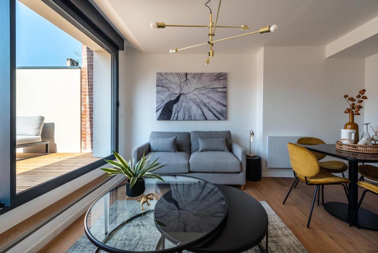 Downtown Rooftop - Centre Ville - Wifi - Terrasse - Netflix 아미앵 외부 사진